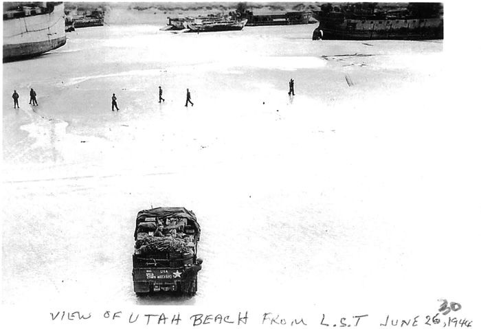 France - Utah Beach - View from LST - June 26, 1944064
